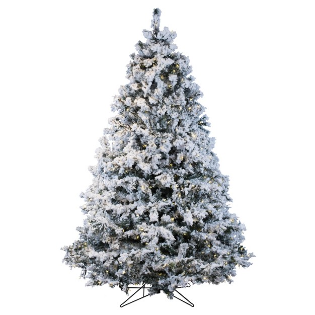 Vickerman Flocked Alaskan Artificial Christmas Tree