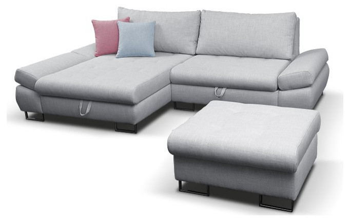 OLAY Sectional Sleeper Sofa  Left corner   Contemporary   Sleeper Sofas   by Table World  Houzz