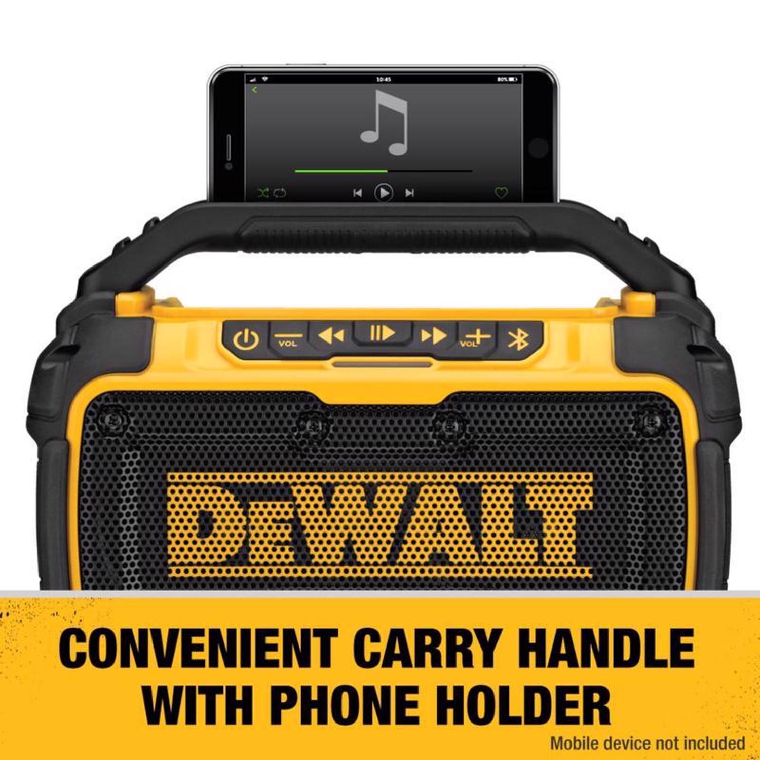 DW 20V MAX DCR010 Lithium-Ion Jobsite Bluetooth Speaker 1 pc