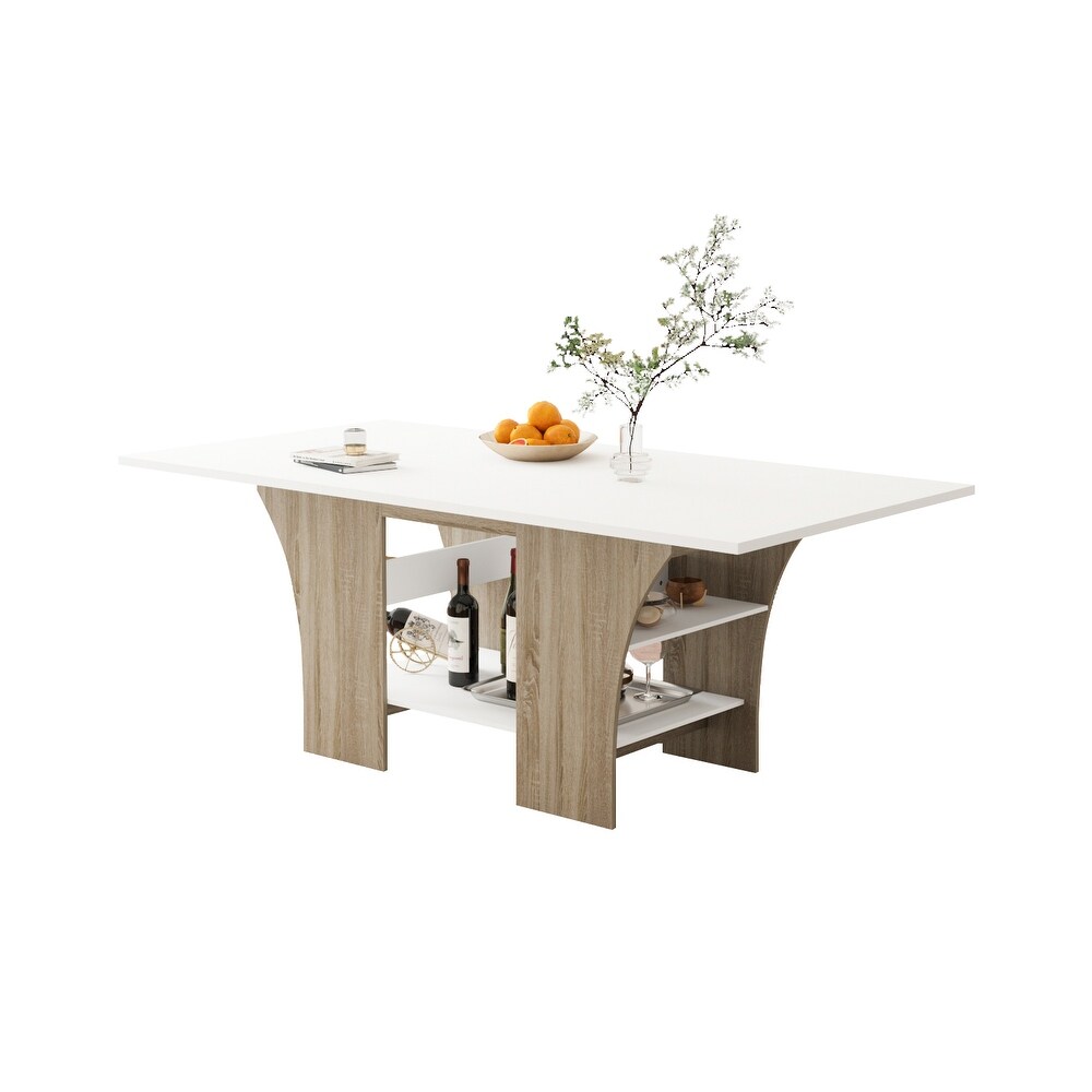 Expansive Dining Table   Versatile 77.2\