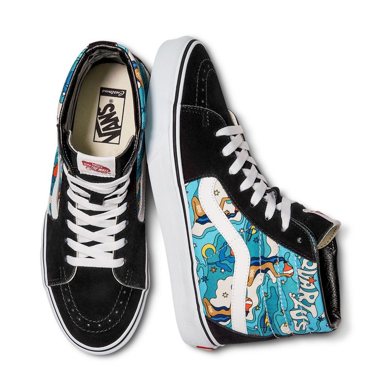Customs Colorful Zodiac Aquarius Sk8-Hi