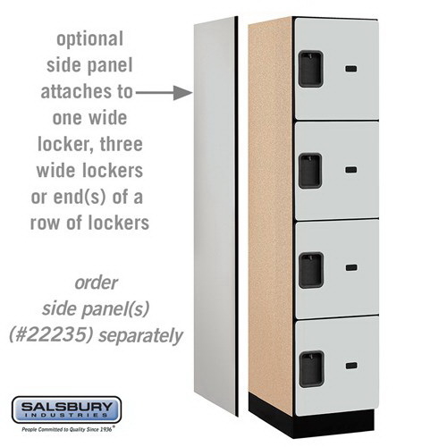 Salsbury Industries 18 Wide Four Tier Designer Wo...