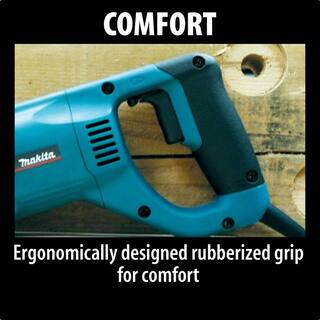 Makita 7.5 Amp 12 in. Corded 2-Speeds Reversible Angle Drill with Chuck Key Side Handle and Tool Case DA4000LR