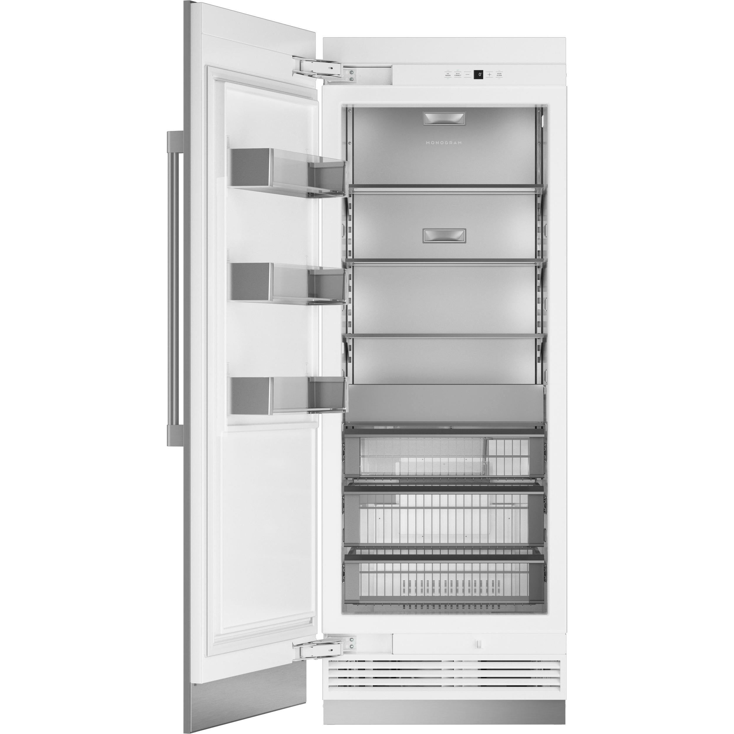 Monogram 16.73 cu.ft. Upright Freezer with Wi-Fi Connectivity ZIF301NBRII