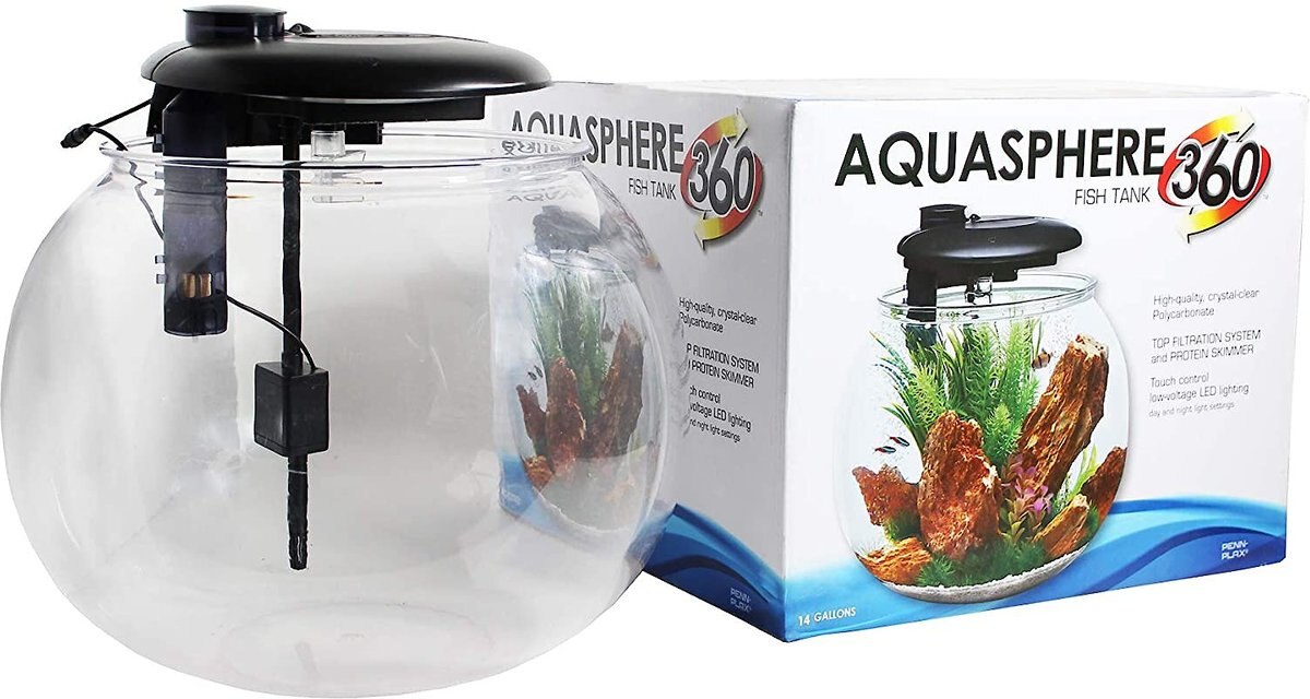 Penn-Plax Aquasphere 360⁰ Fish Aquarium