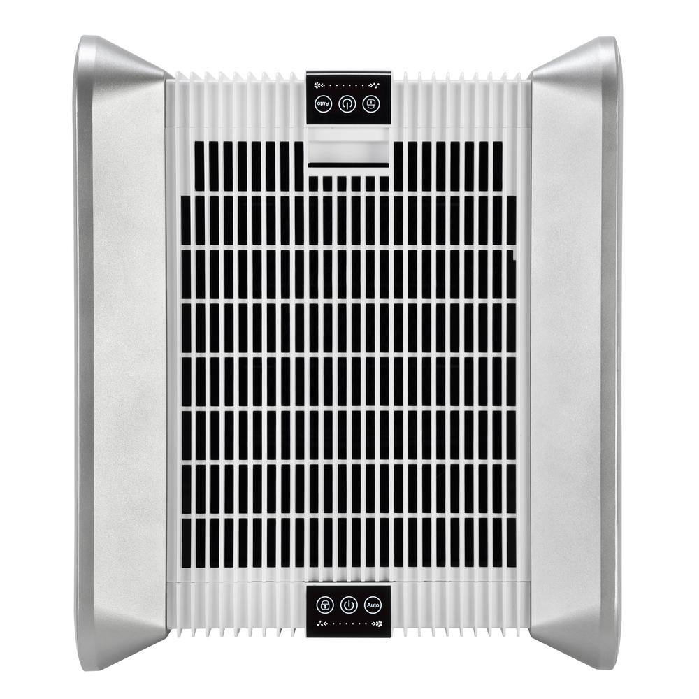 GermGuardian Dual HEPA Air Purifier with 2 HEPA Filters UV-C and Ionizer and Air Quality Monitor for Large Rooms Up to 837 sq. ft. AP6100