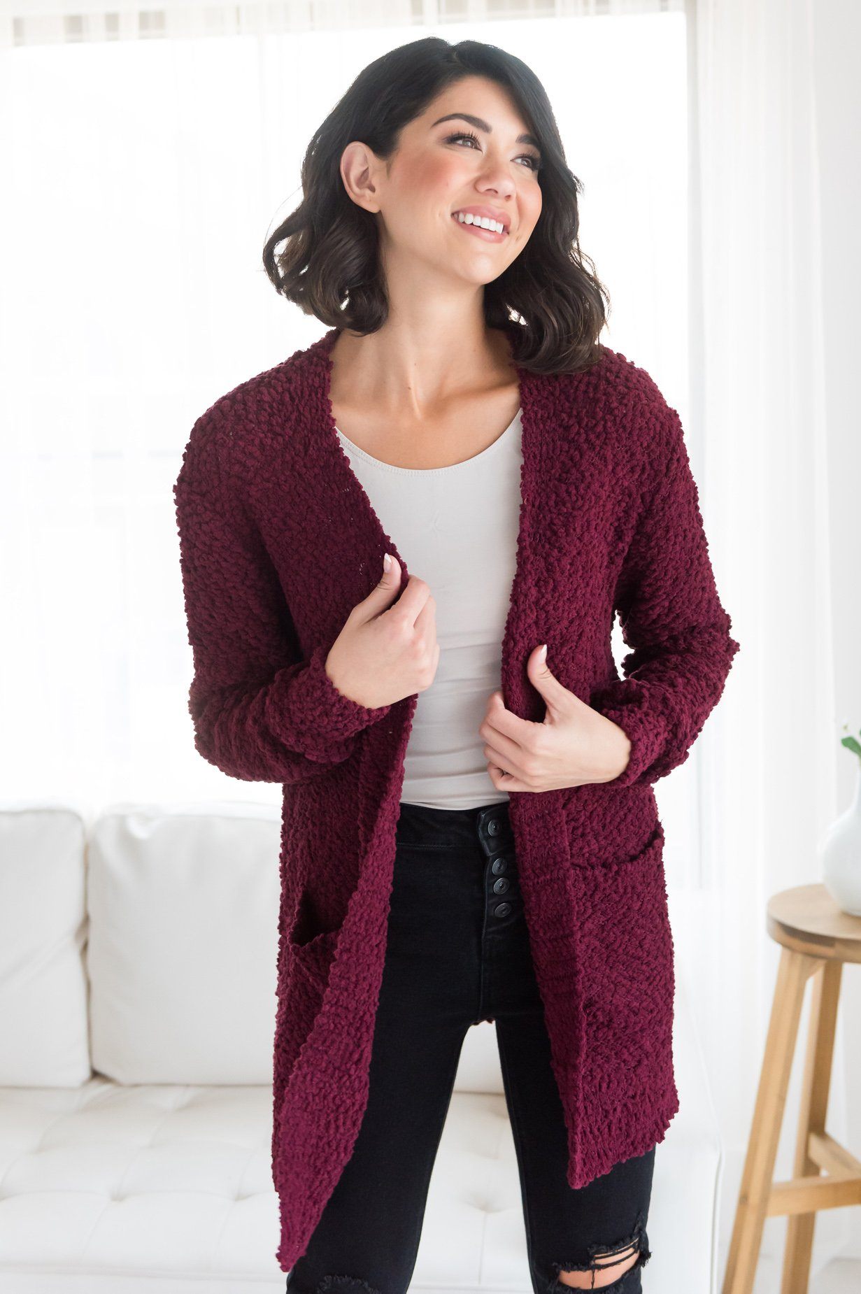 Hello Autumn Modest Cardigan