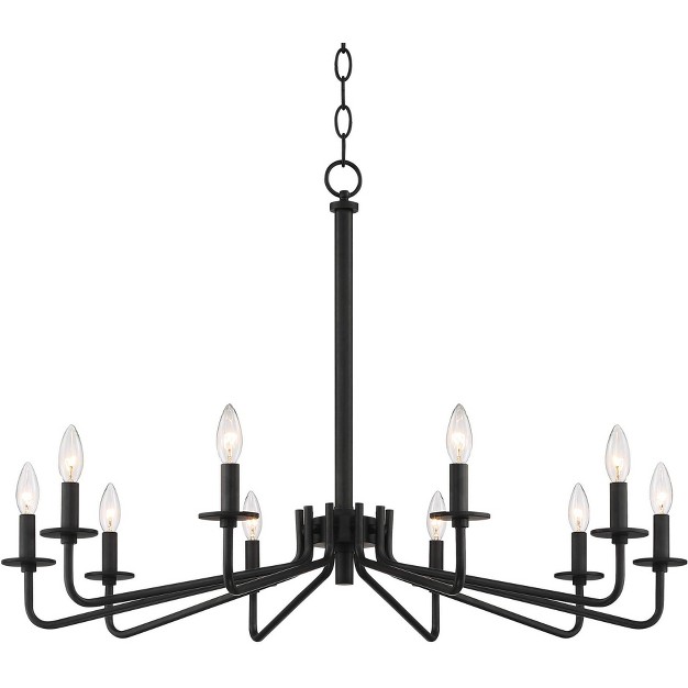 Wide Modern Industrial 10 light Fixture For Dining Room House Foyer Kitchen Island Entryway