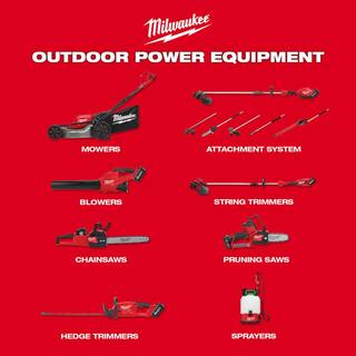 MW M18 FUEL 18-Volt Lithium-Ion Brushless Cordless Electric String TrimmerBlower Combo Kit wEdger Hedge Trimmer (4-Tool) 3000-21-49-16-2718-49-16-2719