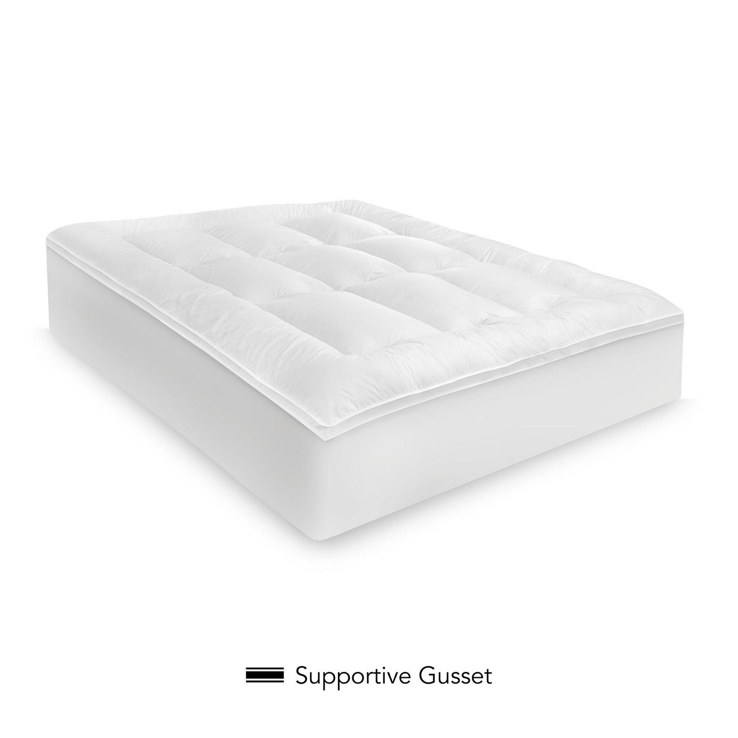 BioPEDIC Memory Plus Classic 2.5-inch Memory Foam and Fiber Mattress Topper