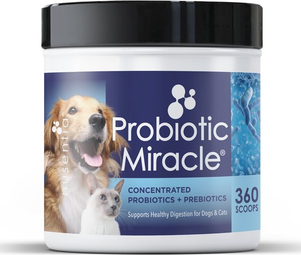 Nusentia Probiotic Miracle Premium Blend Dog and Cat Supplement