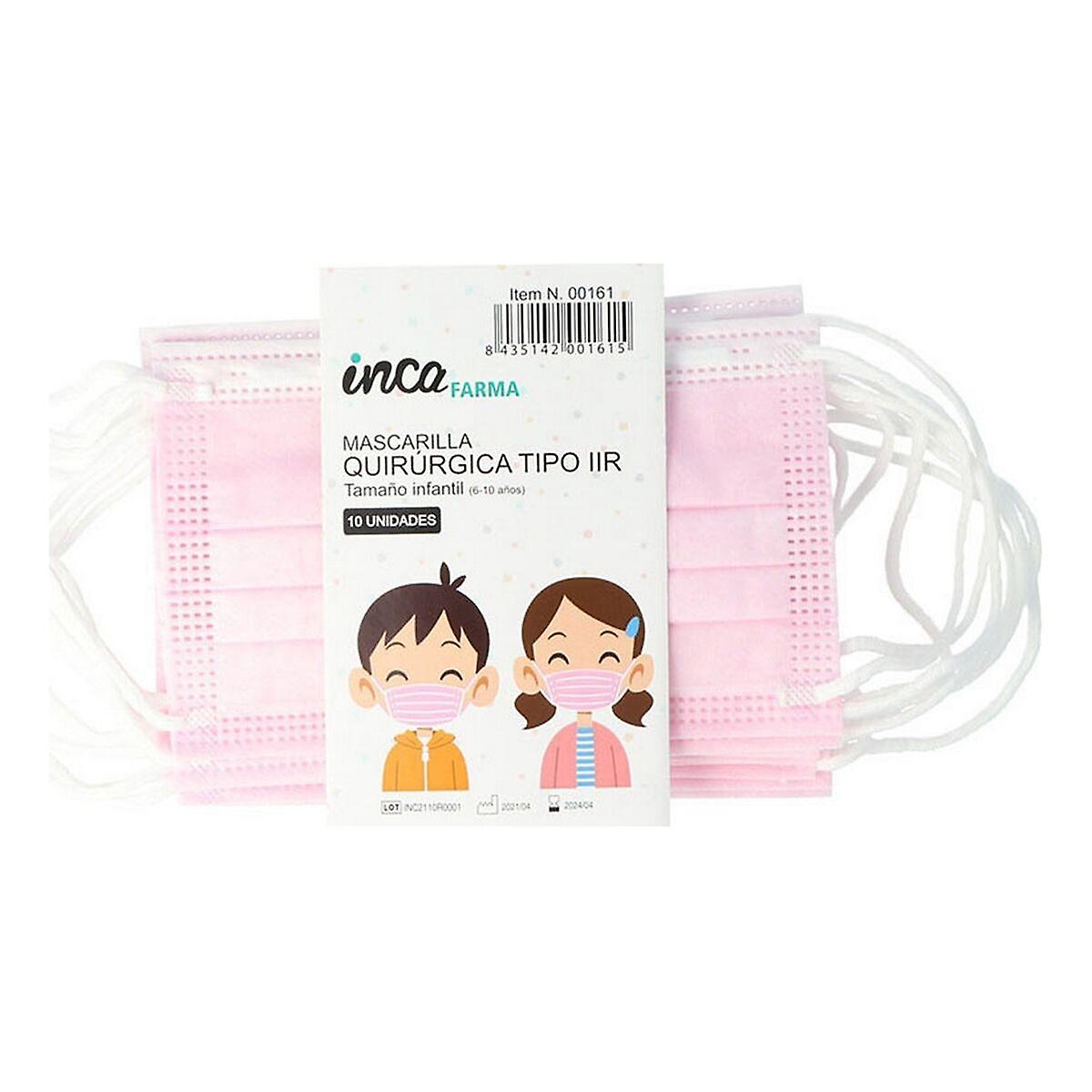 Disposable Surgical Mask Inca Farma Children's Pink