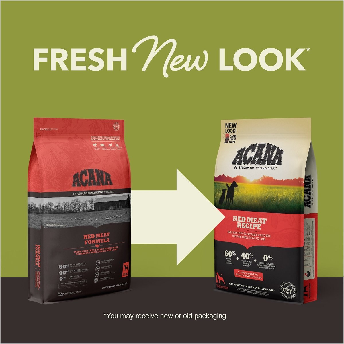 ACANA Red Meat Recipe Grain-Free Dry Dog Food