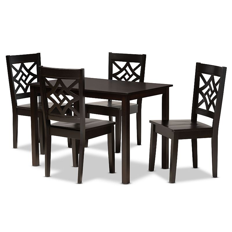 Baxton Studio Nicolette Dining 5-piece Set