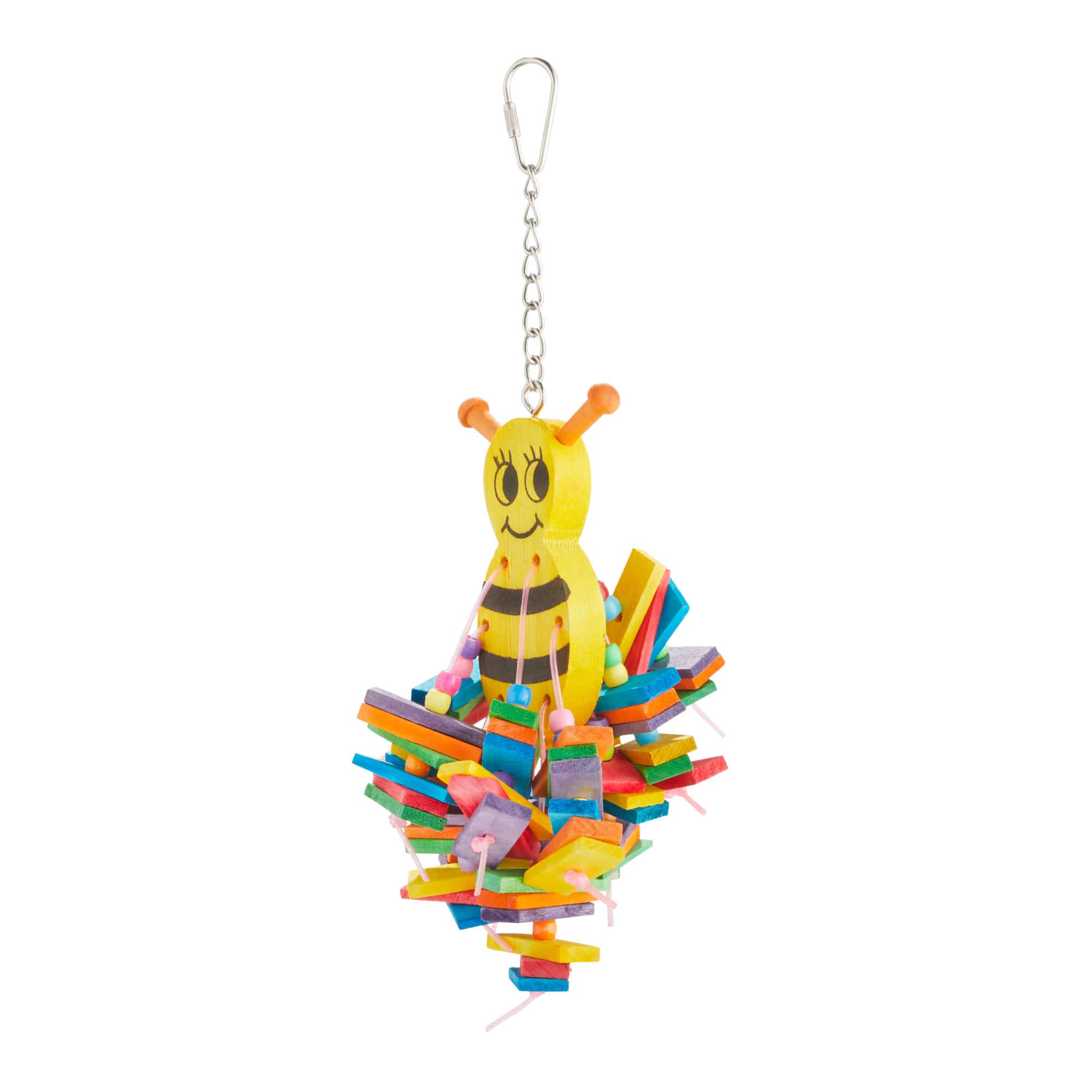 You  Me Bees Knees Chewing Bird Toy， Medium