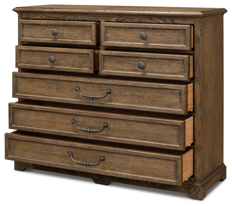 Rohan Equestrian Chest Husk 7 Drawers   Rustic   Accent Chests And Cabinets   by Sideboards and Things  Houzz