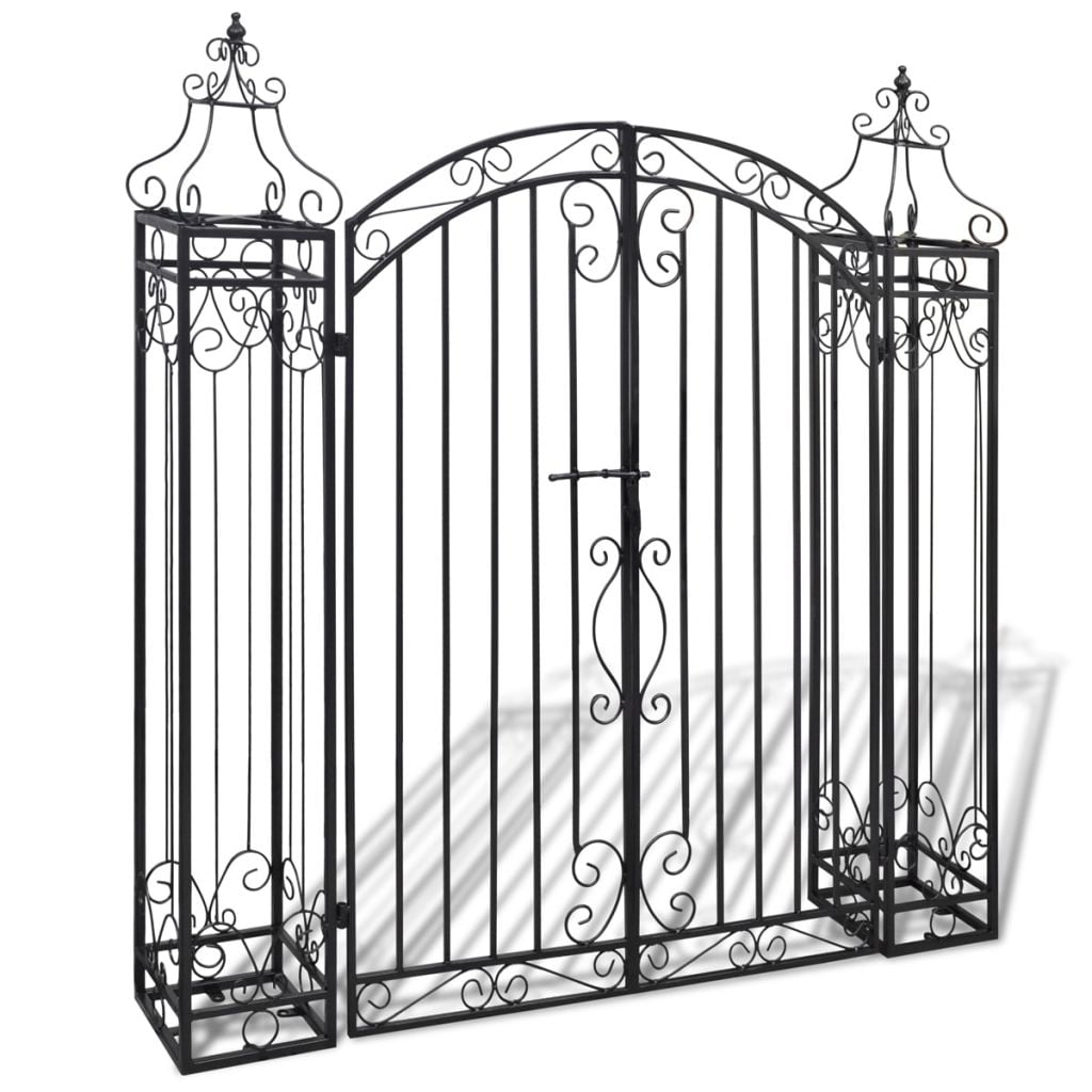 Outdoor Gate Inlife Entryway Archways Garden Arch Wrought Iron 4'x8