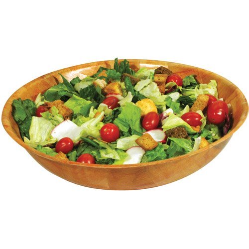 Winco WWB-12 Wooden Woven Salad Bowl， 8-inch