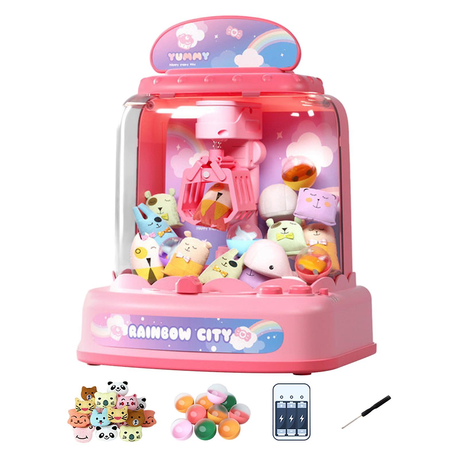 Claw Game Machine With Music Doll Machine With Sounds For Boys Kids Children Rechargable Battery