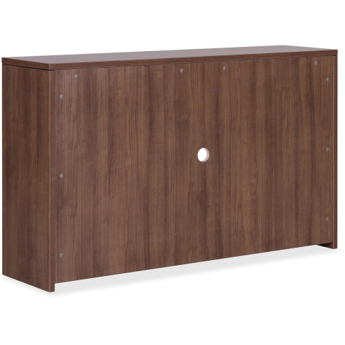 Lorell Essentials Series Walnut 4-Door Hutch (69977)