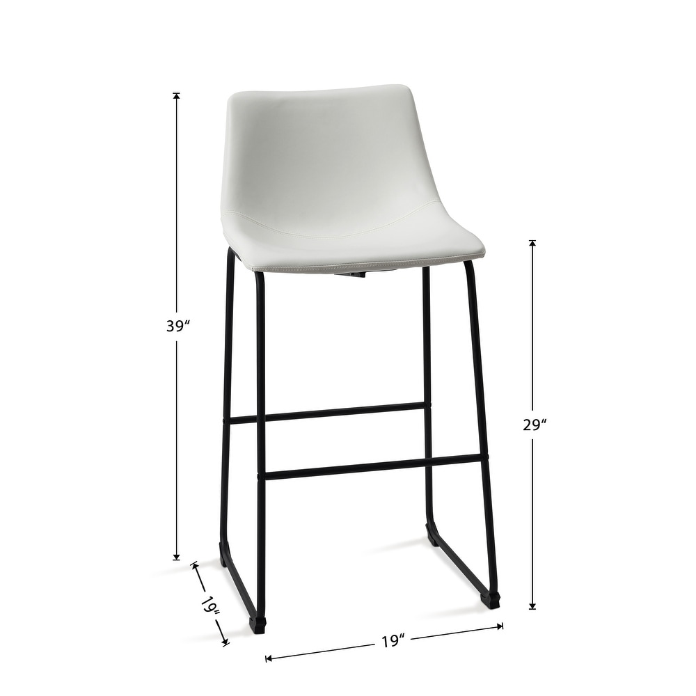 Bar Stool Counter Stools   Set of 2   19*19*39