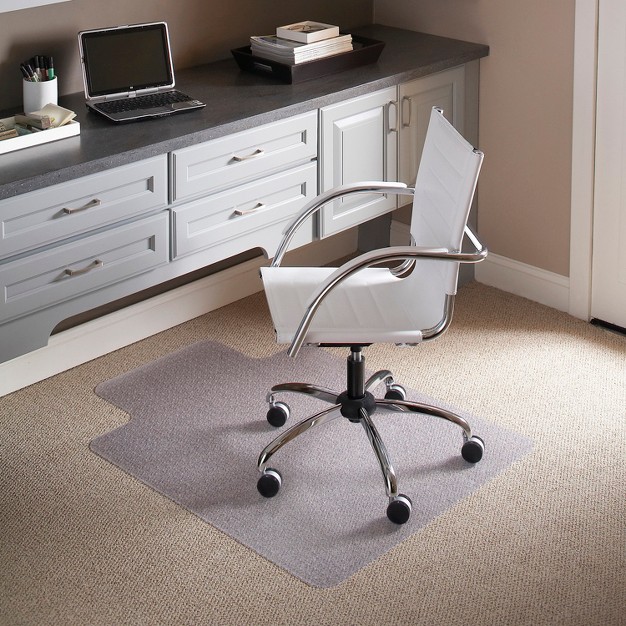 Rectangle With Lip Solid Office Chair Mat Clear Emma And Oliver