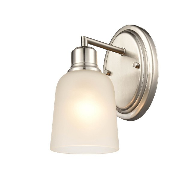 Millennium Lighting Amberle 1 Light Sconce Brushed Nickel