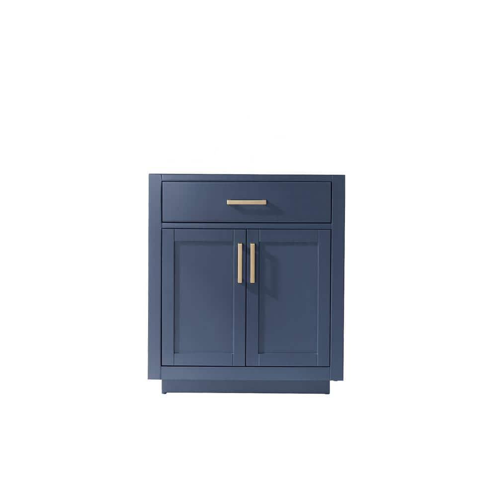 Altair Ivy 292 in W x 216 in D x 331 in H Bath Vanity Cabinet without Top in Royal Blue