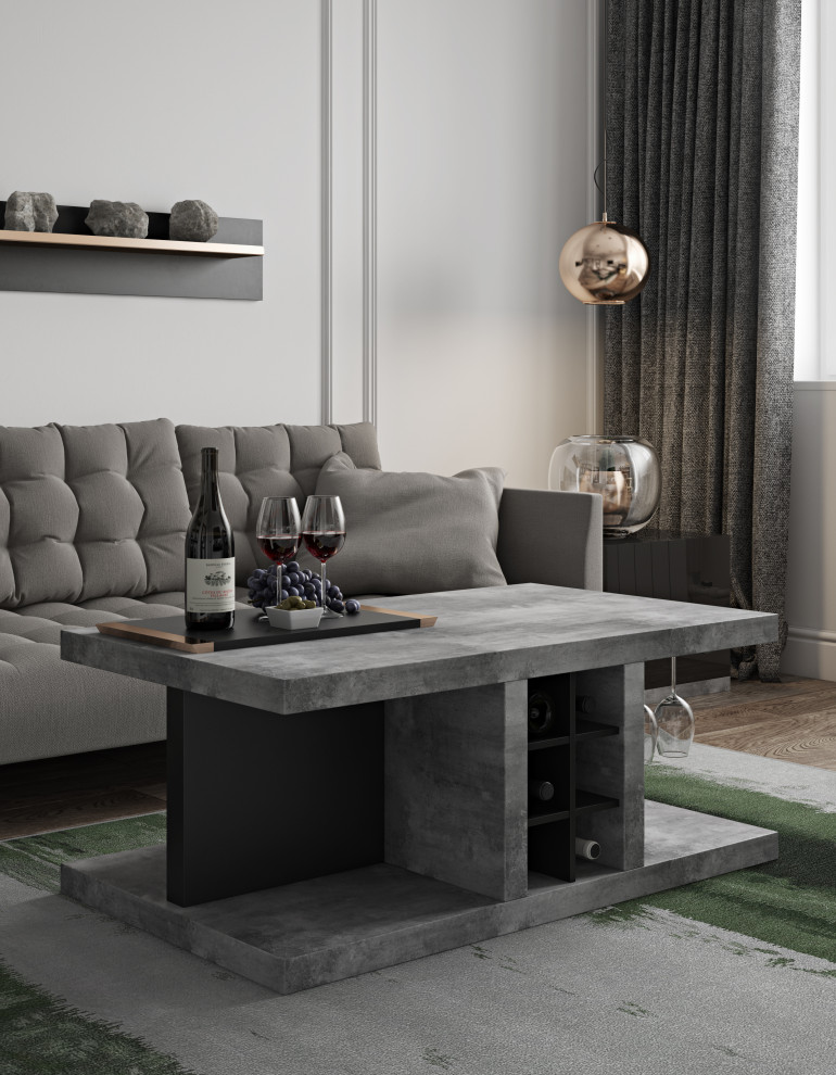 Detroit Bar Coffee Table   Transitional   Coffee Tables   by TEMAHOME  Houzz