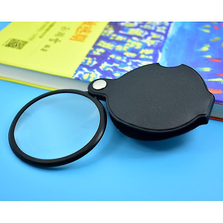 Mini Pocket Magnifying Glass 10x Foldable Handheld Jewelry Magnifying Glass With Metal Protection