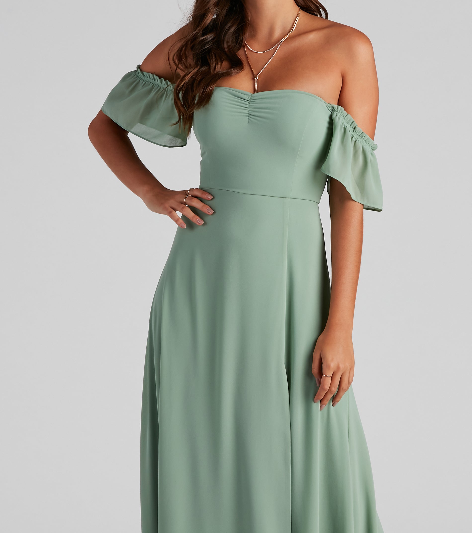 Izzy Formal Off The Shoulder Dress