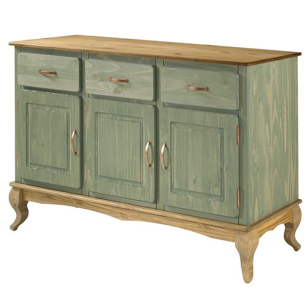 Wood Buffet Sideboard Green | Furniture Dash