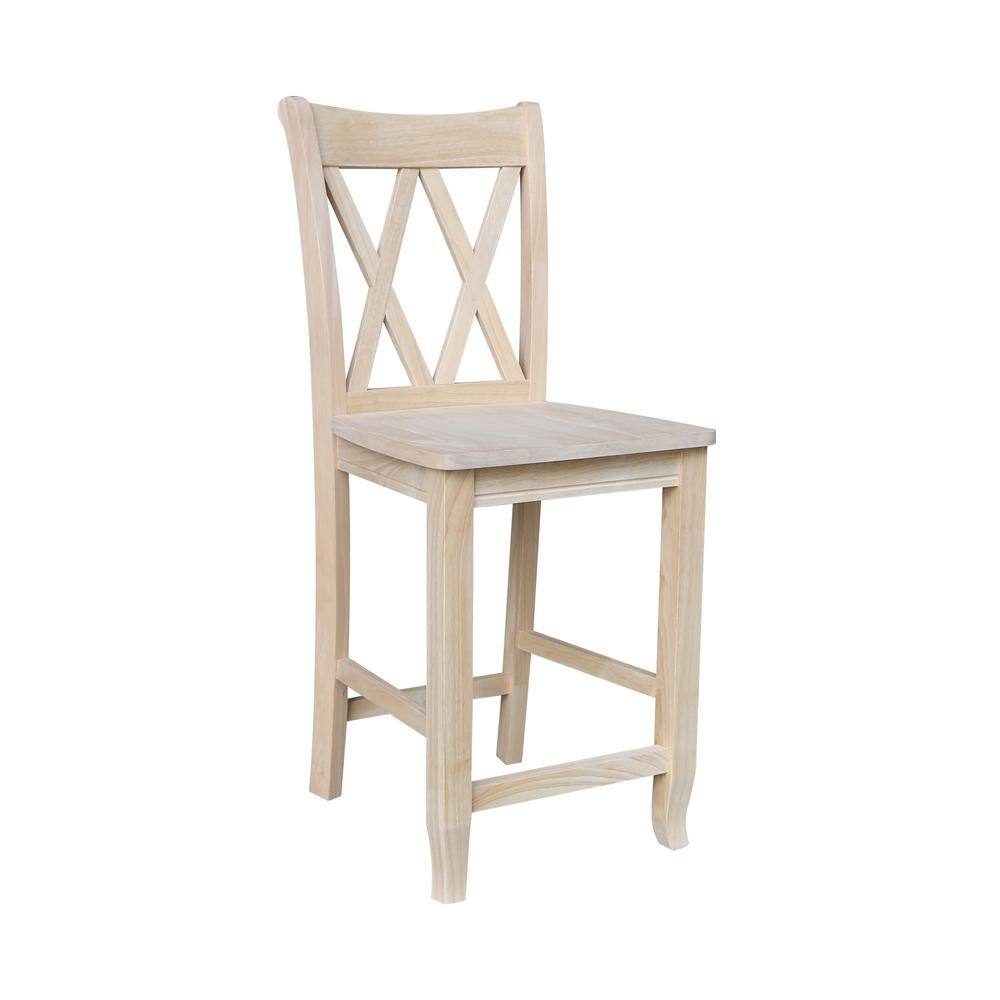 International Concepts 41 in. Double X-Back Stool S-202