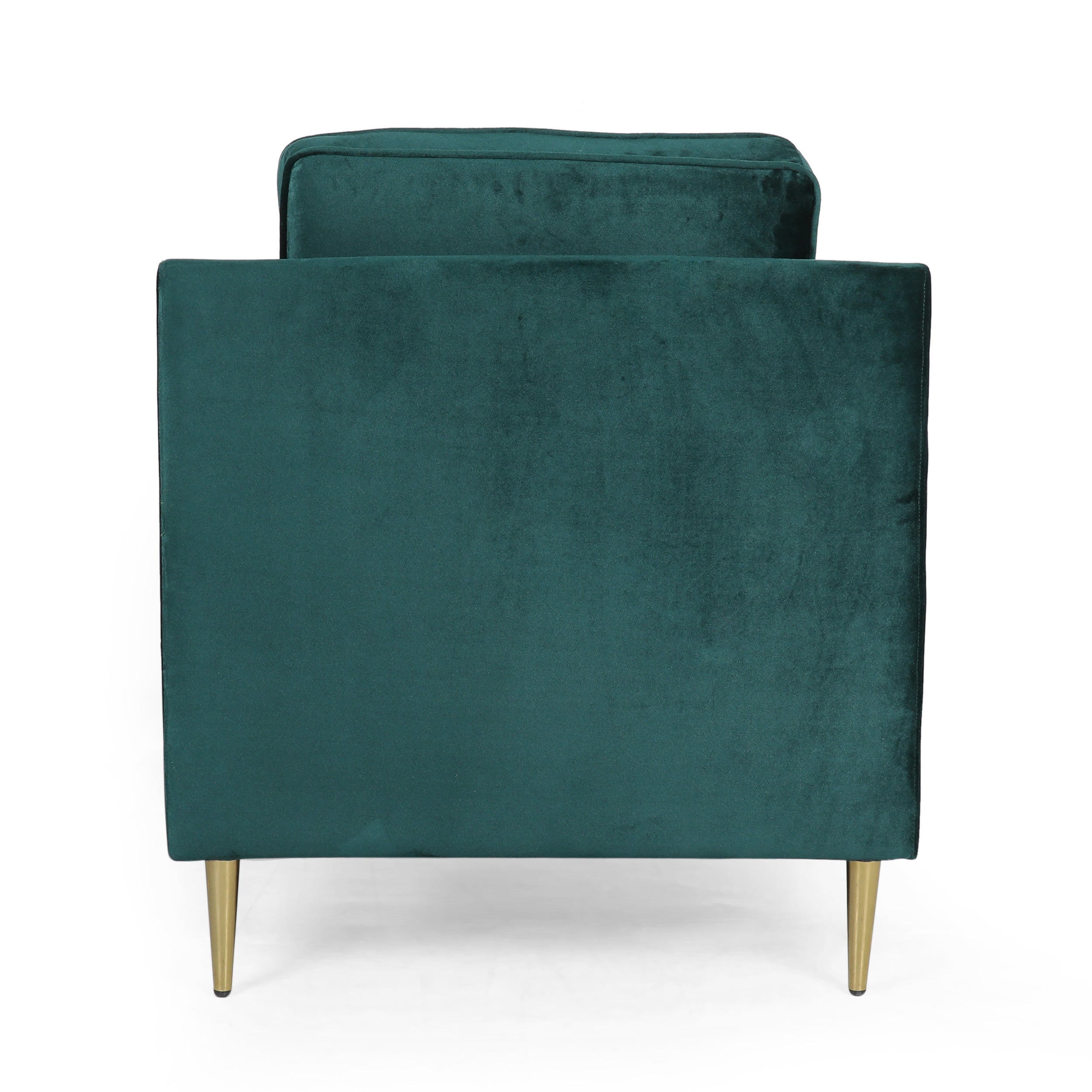 Taylea Modern Glam Tufted Velvet Club Chair