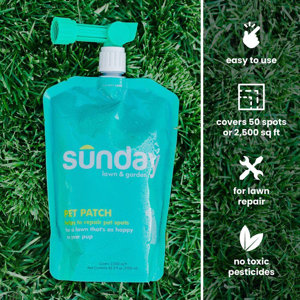 SUNDAY Pet Patch Repair 42.3 fl oz. 2500 sq. ft Liquid Lawn Fertilizer FB4152