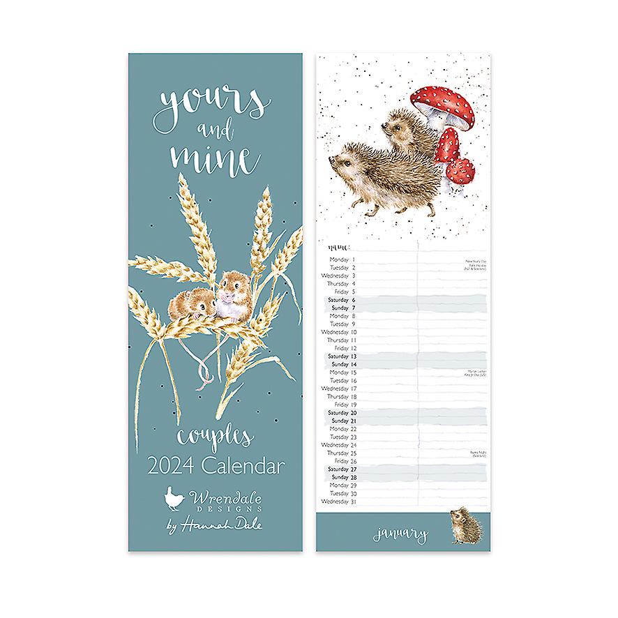 Wrendale Designs Couples 2024 Calendar