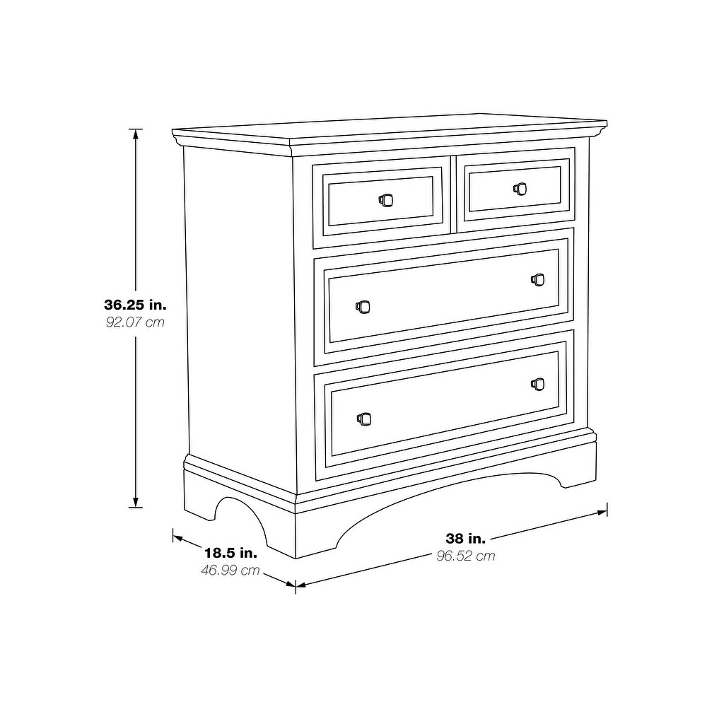 Farmhouse Basics 3 Drawer Chest