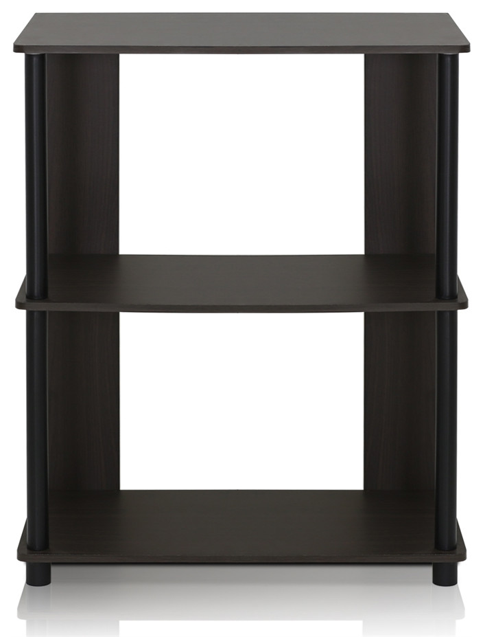 JAYA Simple Design Bookcase  Walnut   Transitional   Bookcases   by Furinno  Houzz