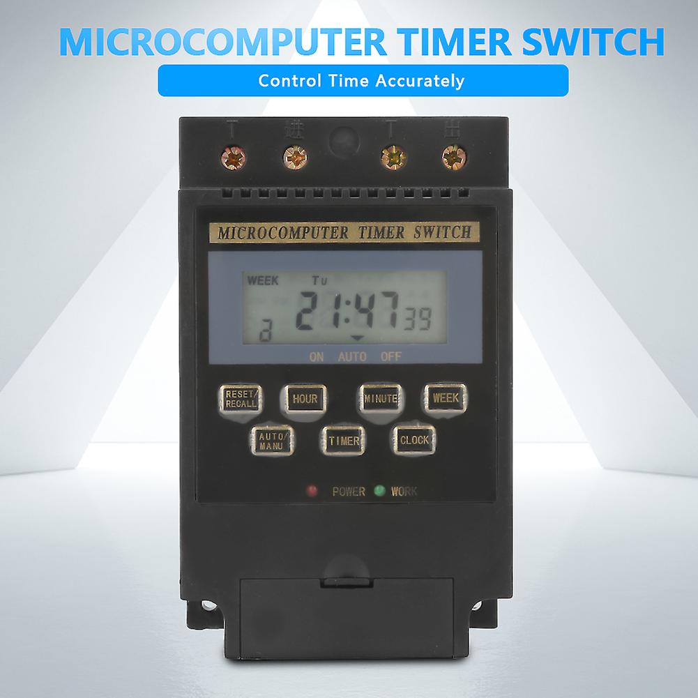 Kg316t Digital Timer Controller Microcomputer Programmable Timer Switch Ac220v 25a