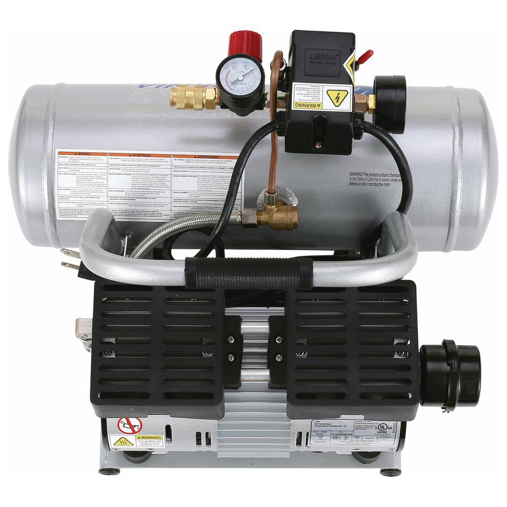 California Air Tools 2.0 Gal. 1.0 HP Ultra Quiet and Oil-Free Aluminum Tank Air Compressor 2010A