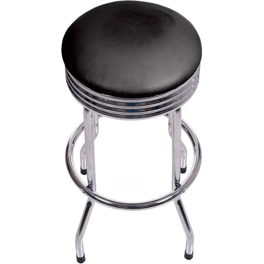 Everyday Home Retro Ribbed Swivel Bar Stool