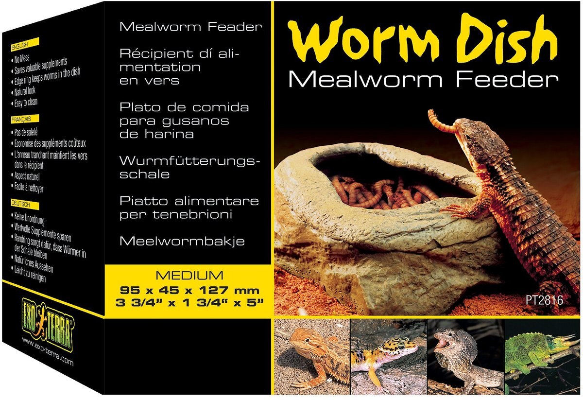 Exo Terra Mealworm Feeding Dish