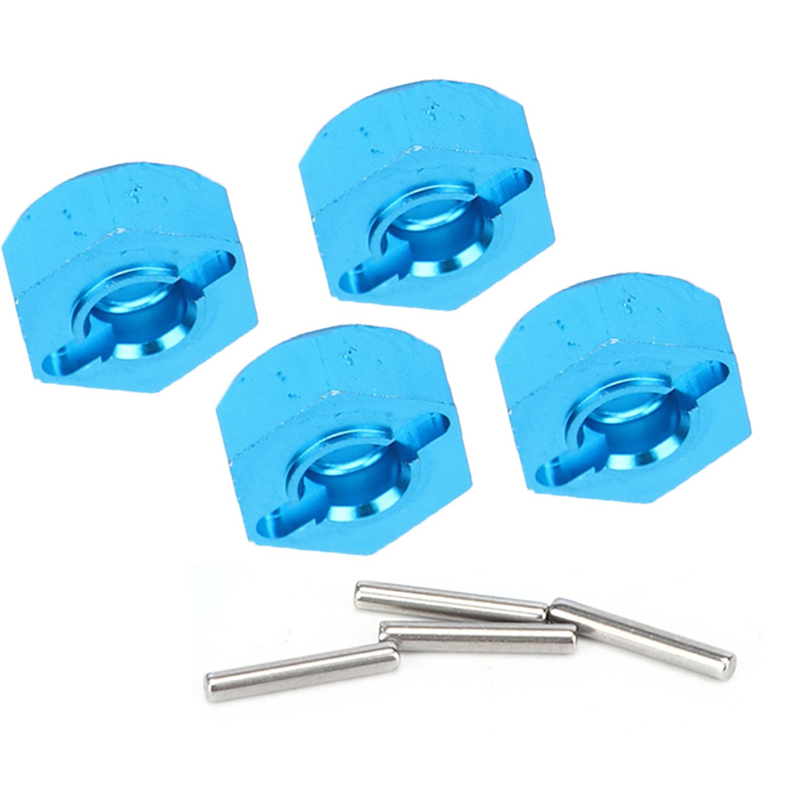 5mm Wheel Hex Mount Hubs Nut With Pins Fit For Wltoys 1/14 144001 Rc Carblue 1266b