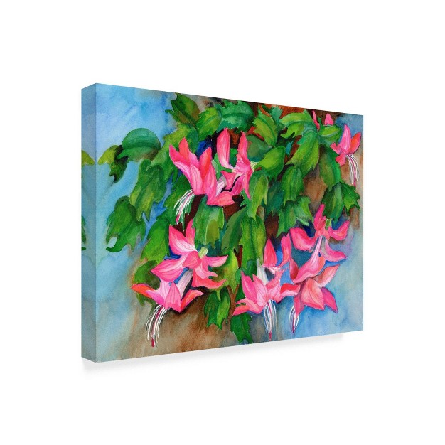 X 32 quot Christmas Cactus By Joanne Porter Trademark Fine Art