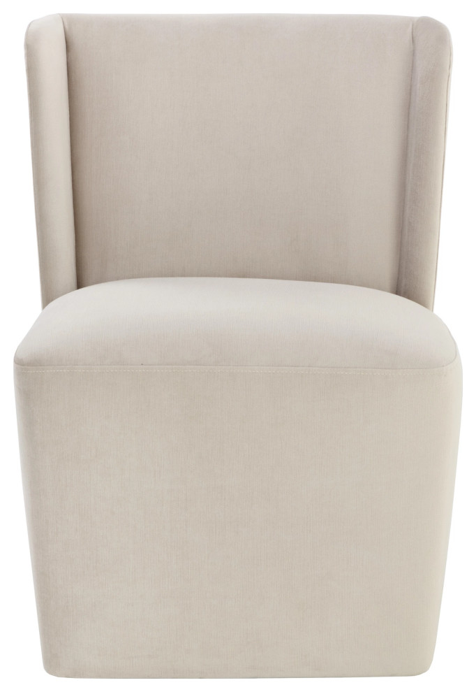 Amita Wheeled Dining Chair   Transitional   Dining Chairs   by Sunpan Modern Home  Houzz