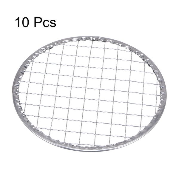 10pcs Round BBQ Grill Net 5.5