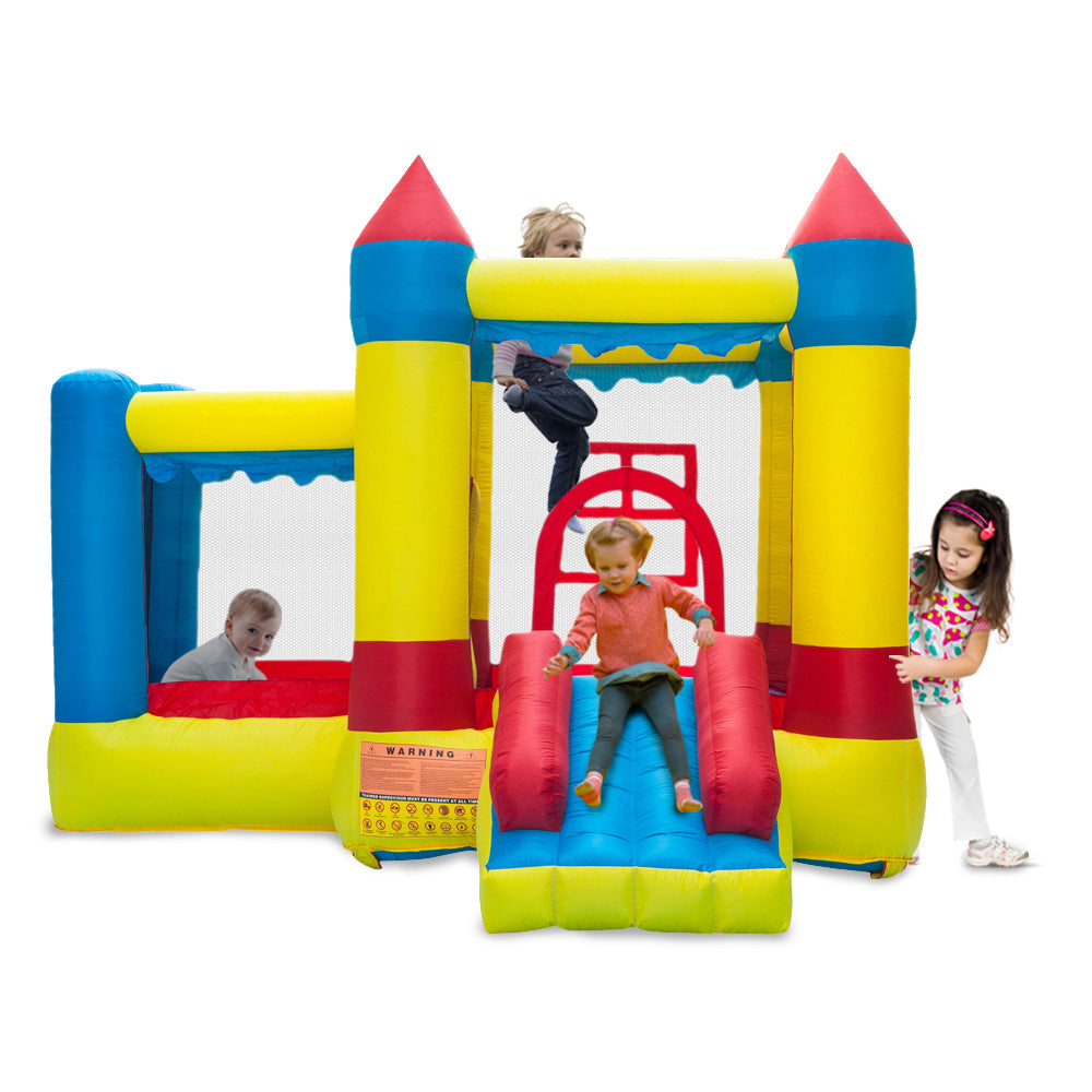 Outdoor inflatable bouncing house castle, children's play castle, 420D thick Oxford cloth without fan bouncy castle