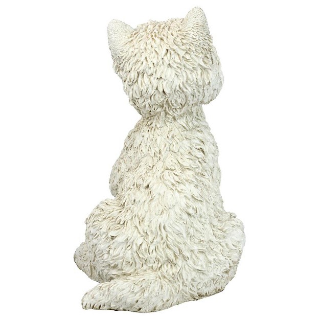 Design Toscano West Highland Terrier Puppy Dog Statue White