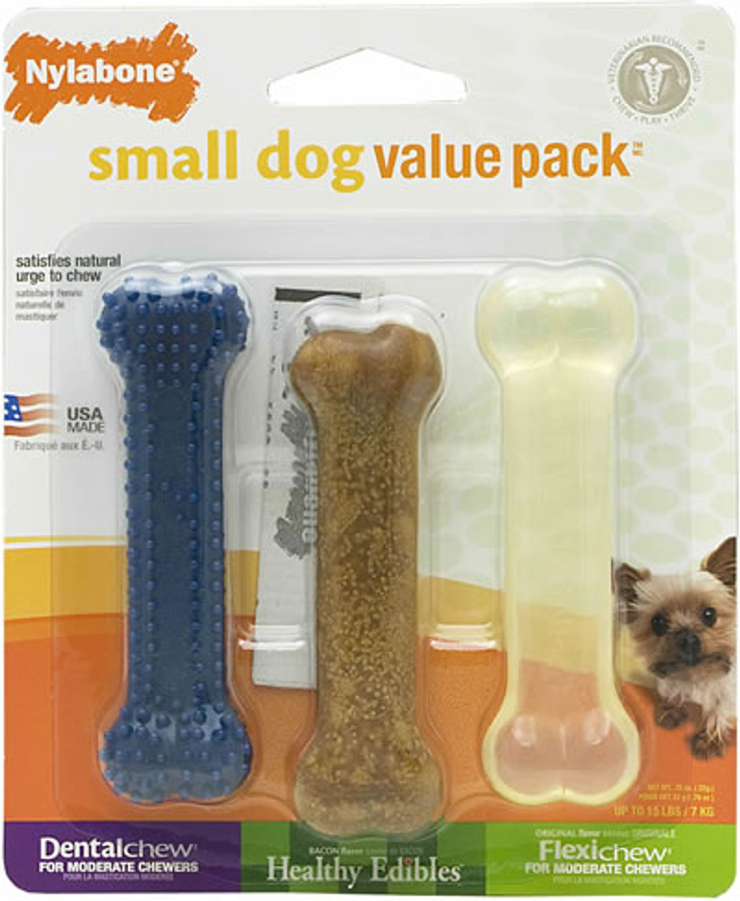 Nylabone Small Dog Value Pack