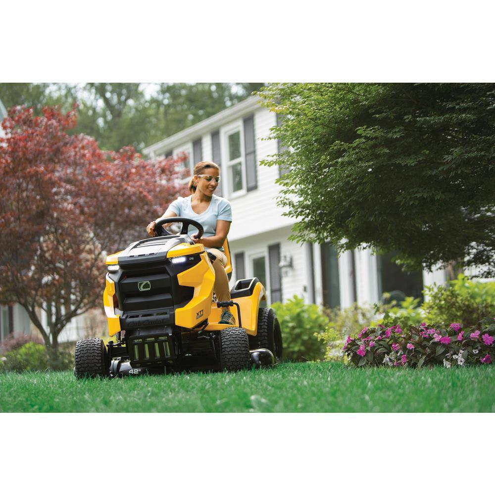 Cub Cadet XT1 Enduro LT 42 in. 19 HP Briggs and Stratton Engine Hydrostatic Drive Gas Riding Lawn Tractor LT42B